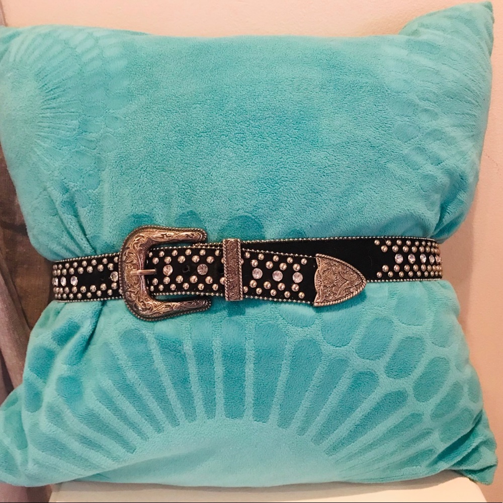 Guess rhinestone belt M